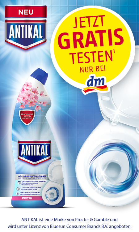 Antikal WC- und Urinstein Reiniger Aktion - Logo